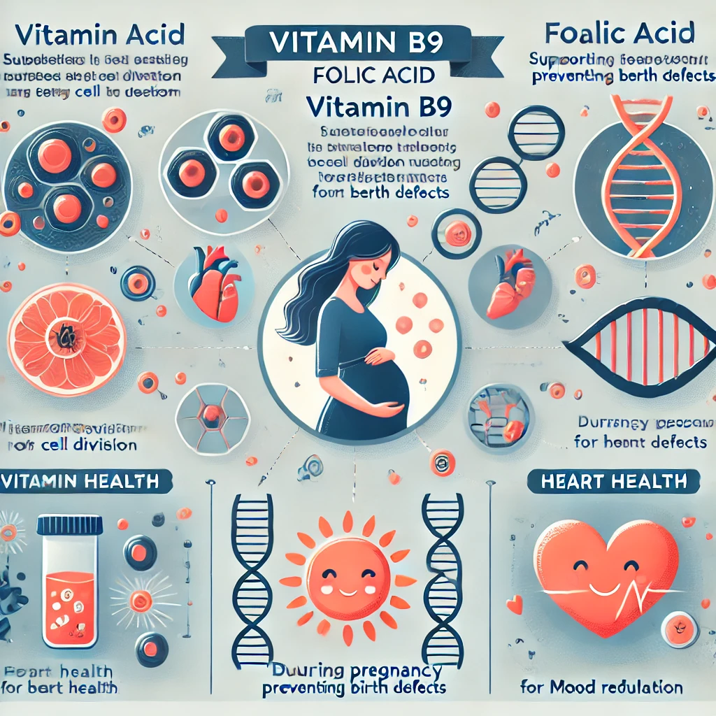 비타민 B9의 중요성과 효능