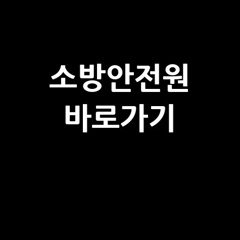 소방안전원 바로가기