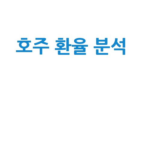 호주 환율 분석